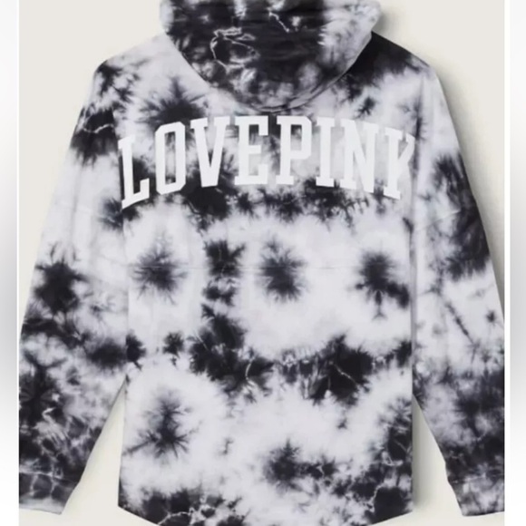 Pink Victoria's Secret Long Sleeve Hooded Pullover Shirt Small NEW! - Picture 4 of 8